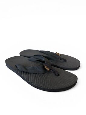 Teva Original Men’s Black Flip Flop Size  10